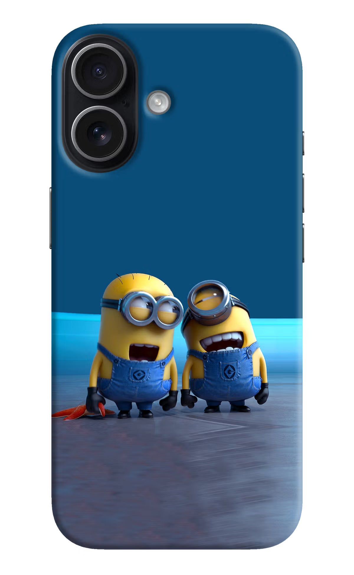 Minion Laughing iPhone 17 Hard Case Back Cover by Casekaro