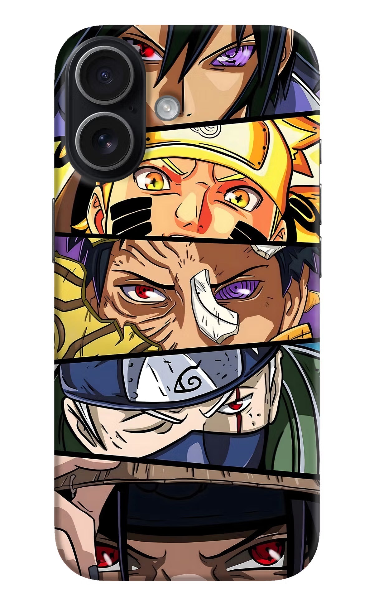 Naruto Character iPhone 17 Hard Case Back Cover by Casekaro
