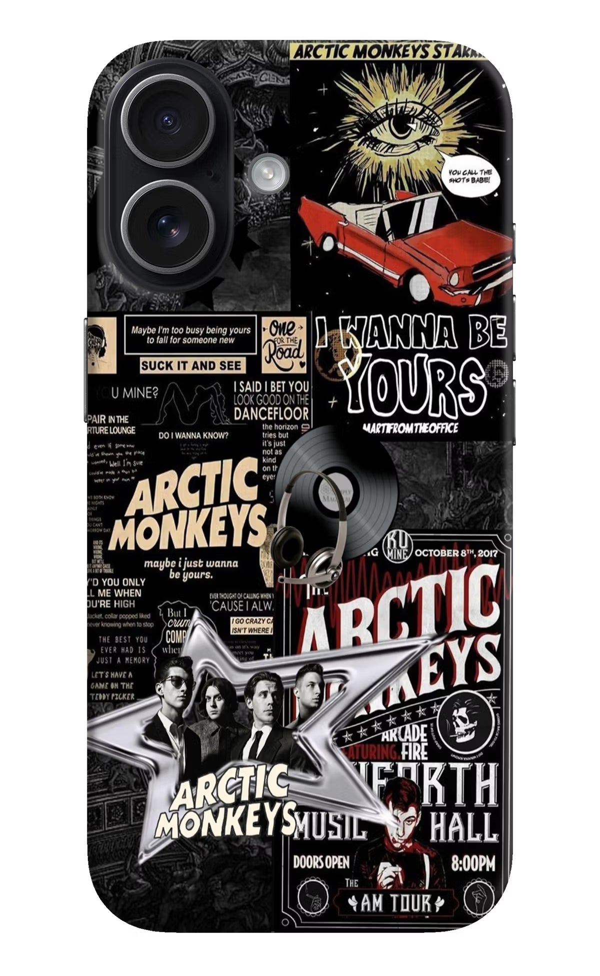 Arctic Monkeys iPhone 17 Hard Case Back Cover by Casekaro