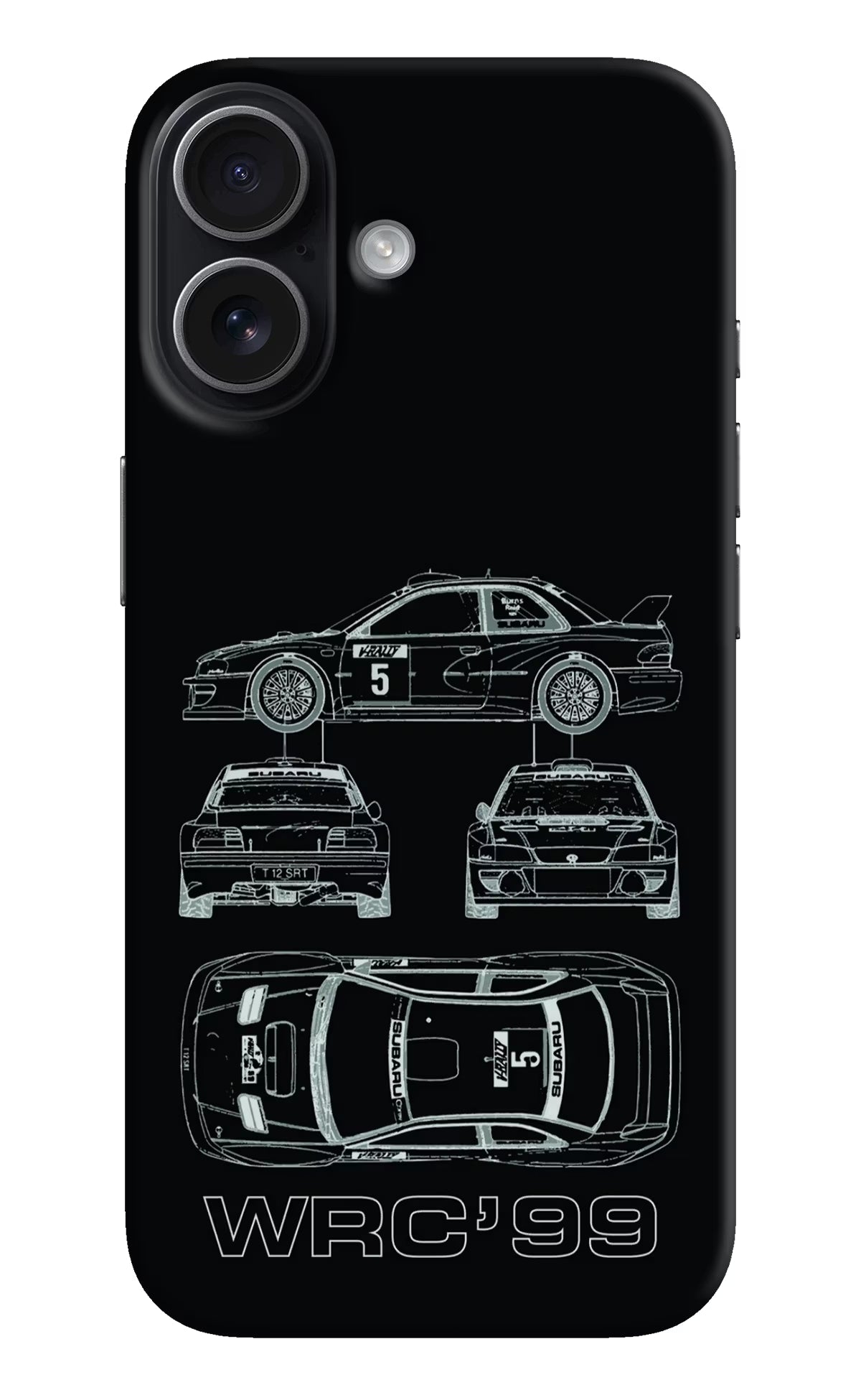 WRC'99 iPhone 17 Hard Case Back Cover by Casekaro