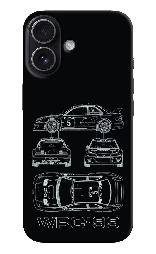 WRC'99 iPhone 17 Hard Case Back Cover by Casekaro