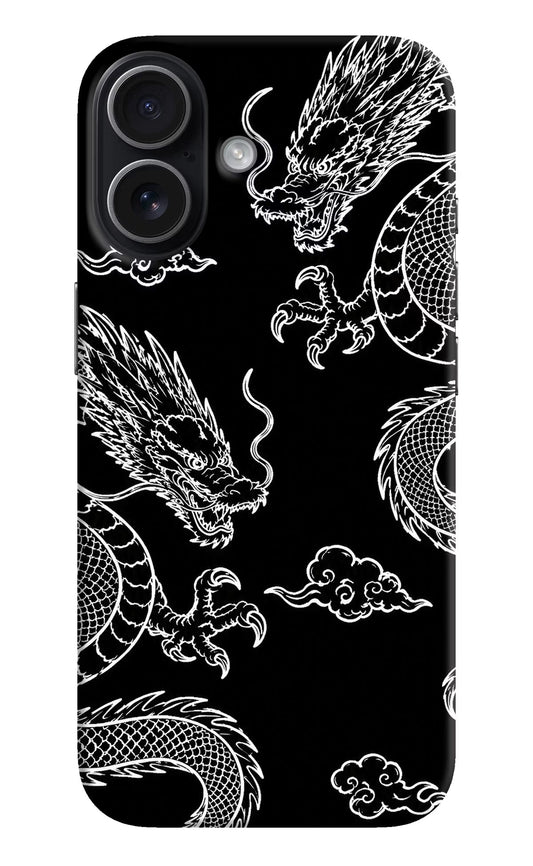Twin Dragons iPhone 17 Hard Case Back Cover by Casekaro