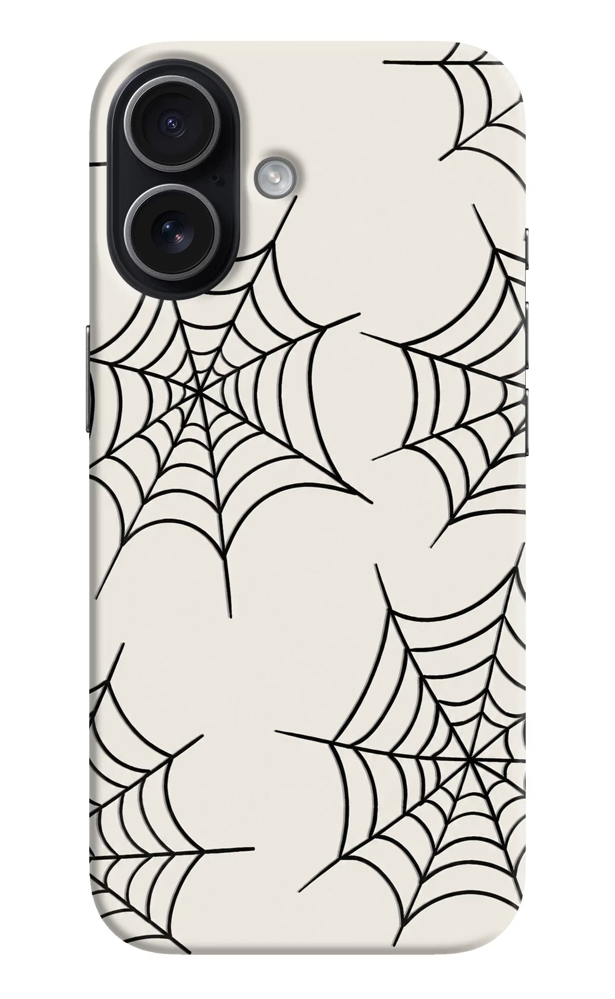 Spider Web iPhone 17 Hard Case Back Cover by Casekaro