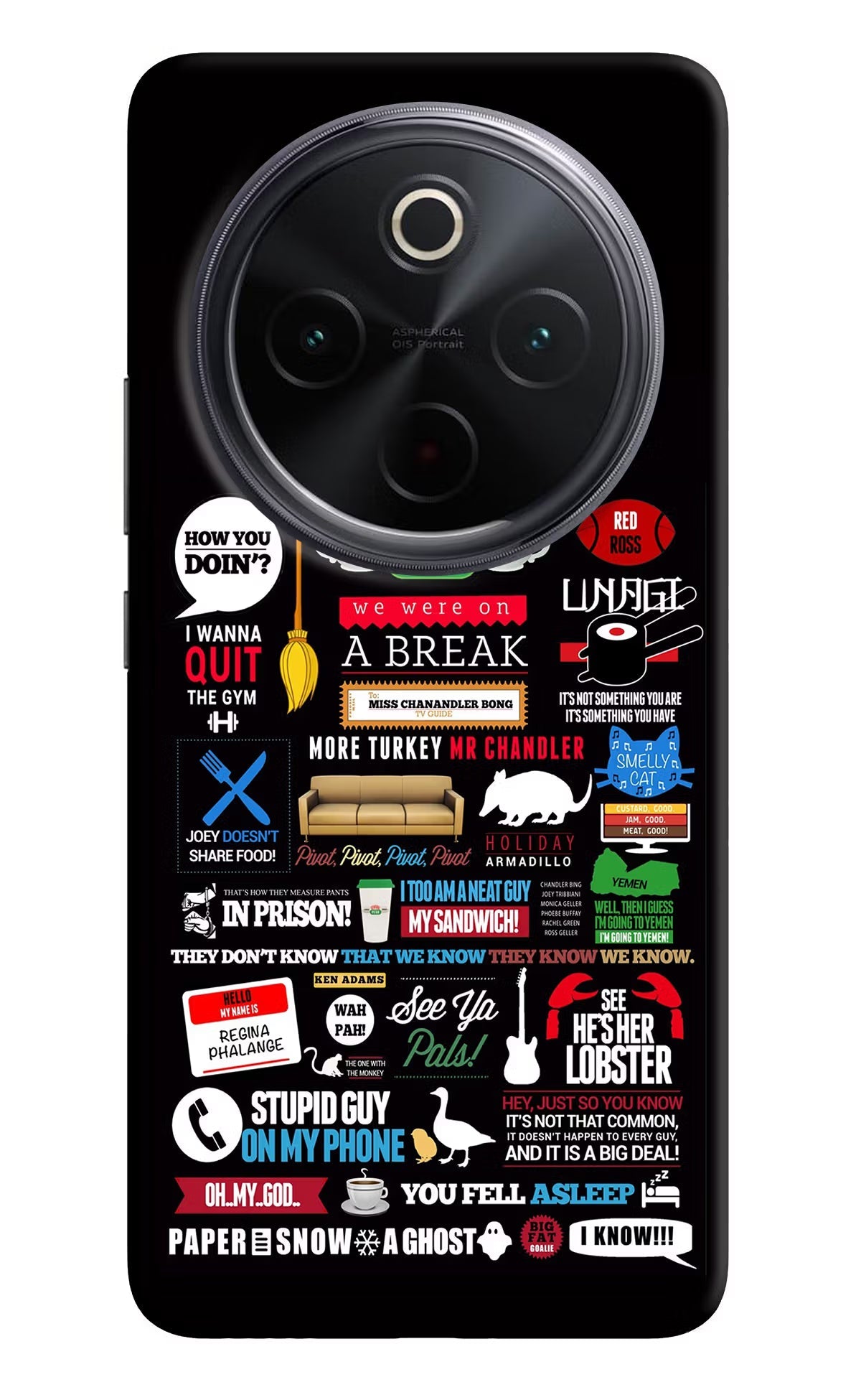 FRIENDS iQOO Z10 5G Hard Case Back Cover by Casekaro