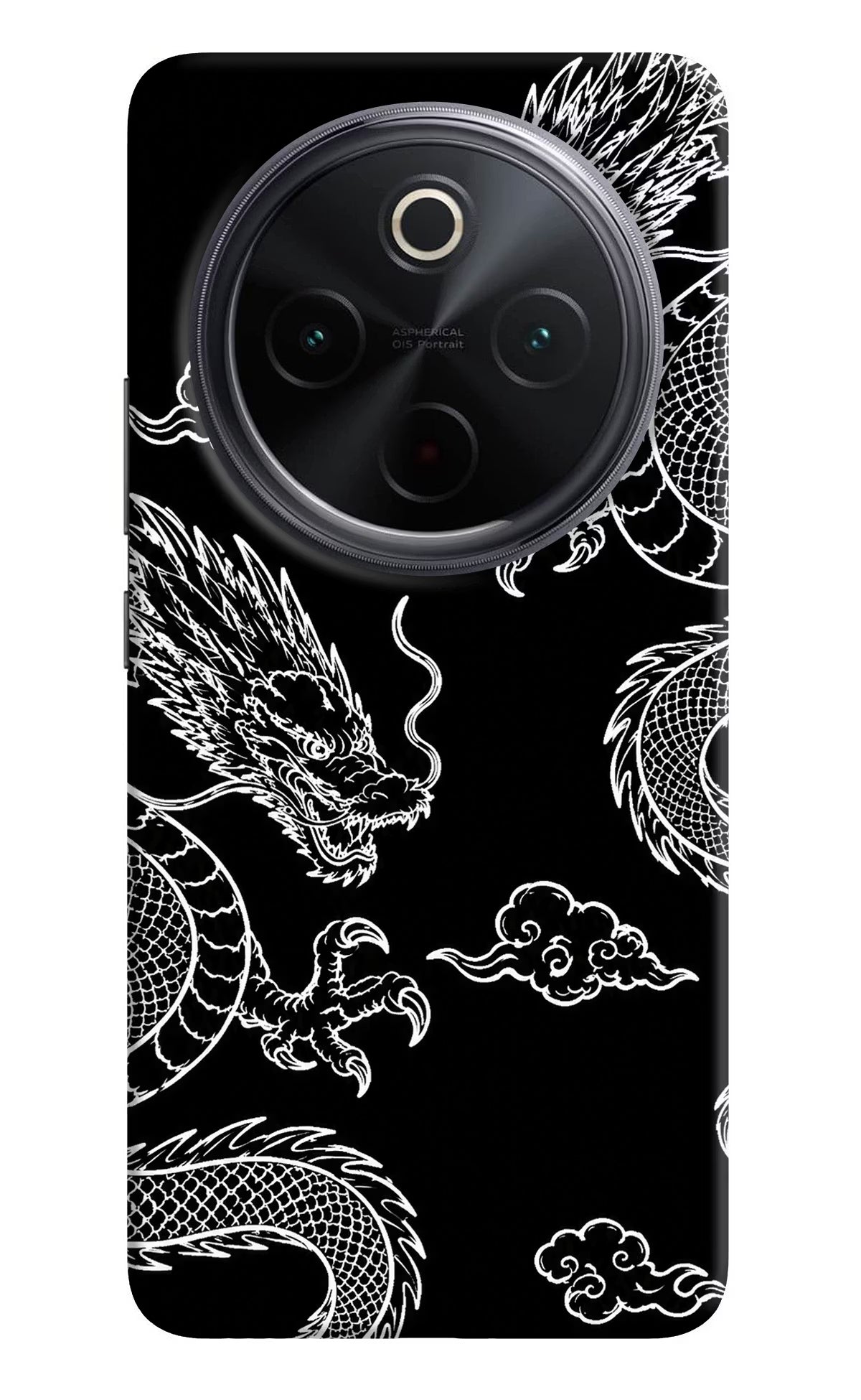 Twin Dragons iQOO Z10 5G Hard Case Back Cover by Casekaro