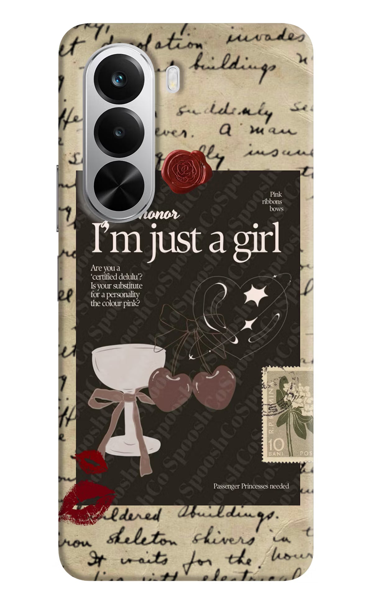 I am just a girl Realme P4x 5G Back Cover
