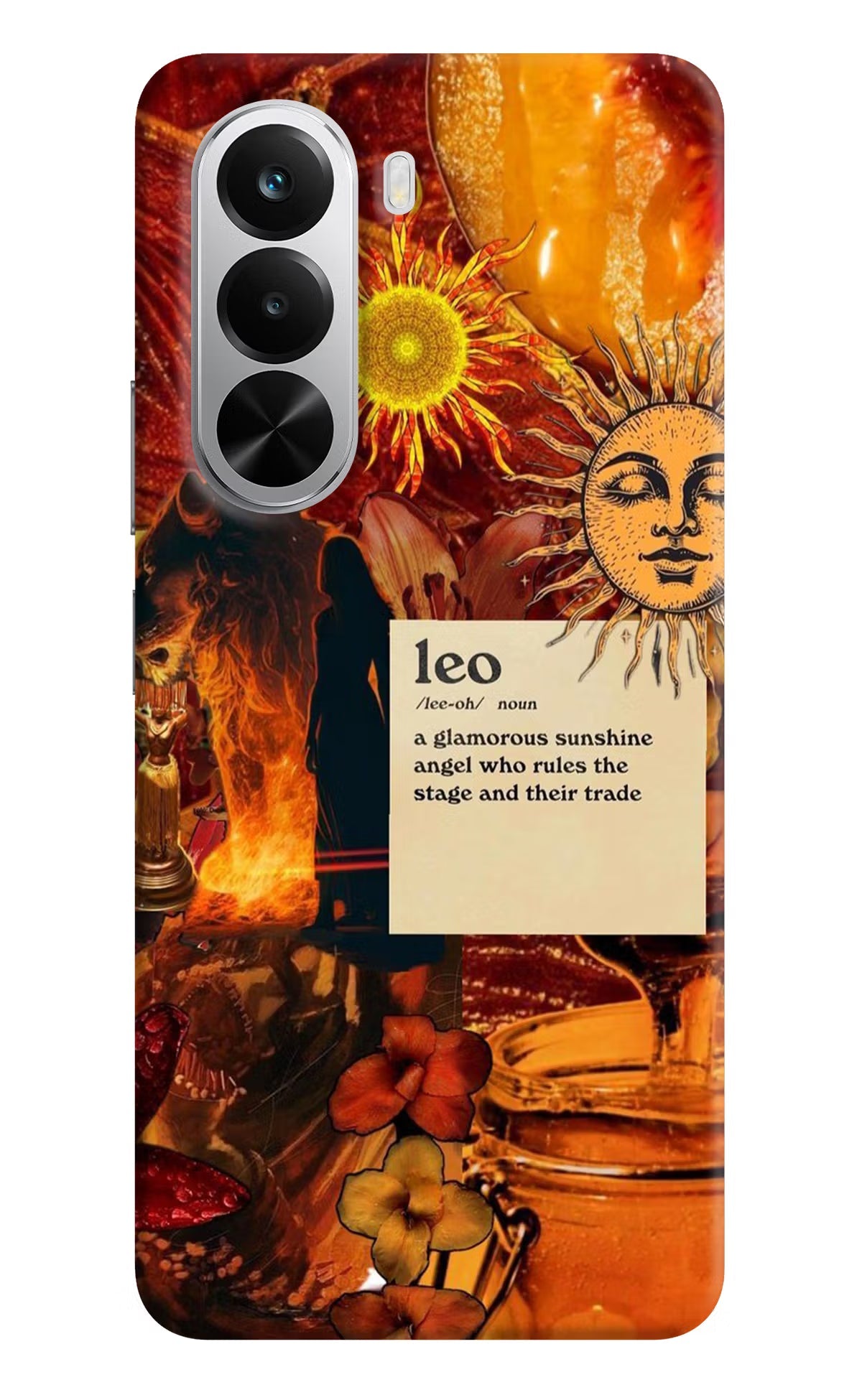 Leo Zodiac Realme P4x 5G Back Cover