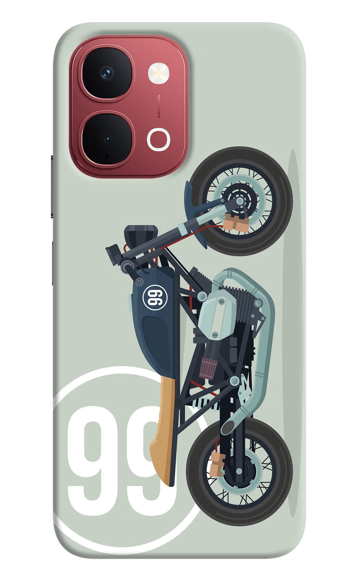 Classic Cafe Racer 99 Vivo Y51 Pro 5G Back Cover