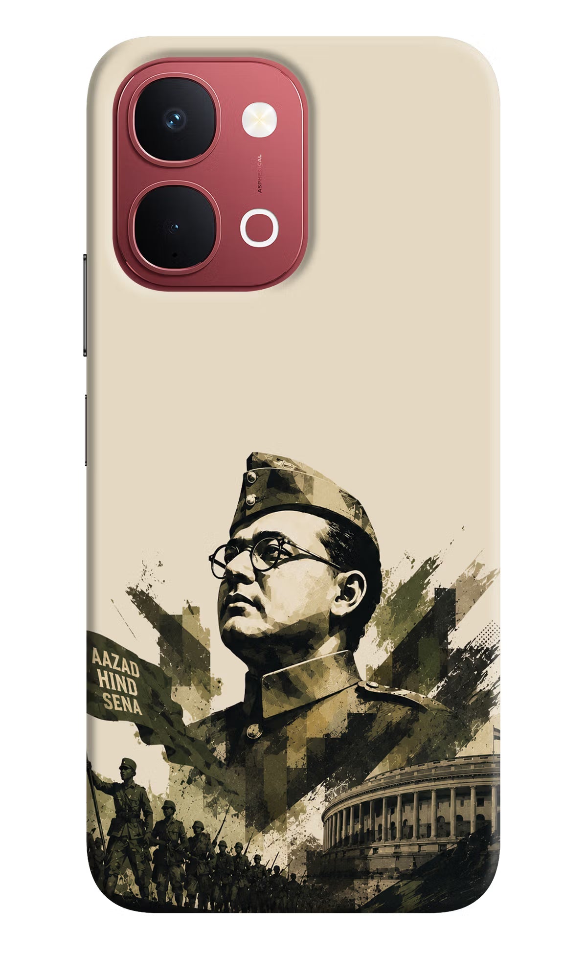 Netaji Rising Vivo Y51 Pro 5G Hard Case Back Cover by Casekaro