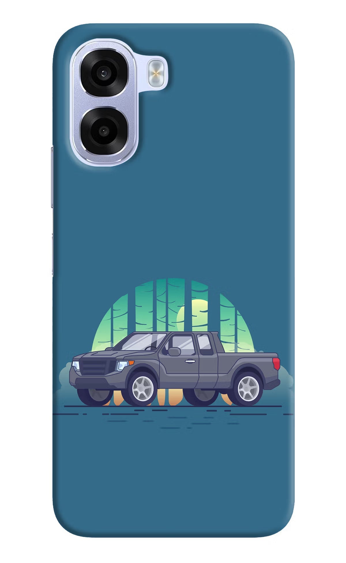 Retro Garage Vibe OPPO K14x 5G Hard Case Back Cover by Casekaro