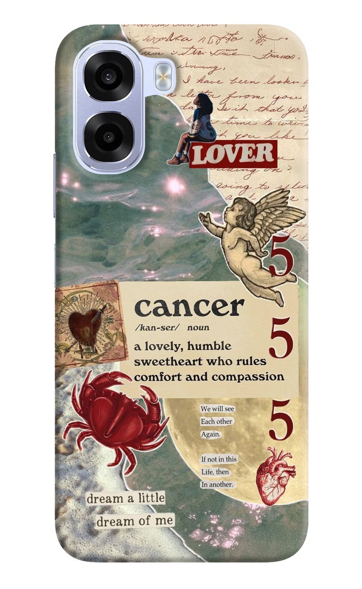 Cancer Zodiac OPPO K14x 5G Hard Case Back Cover by Casekaro