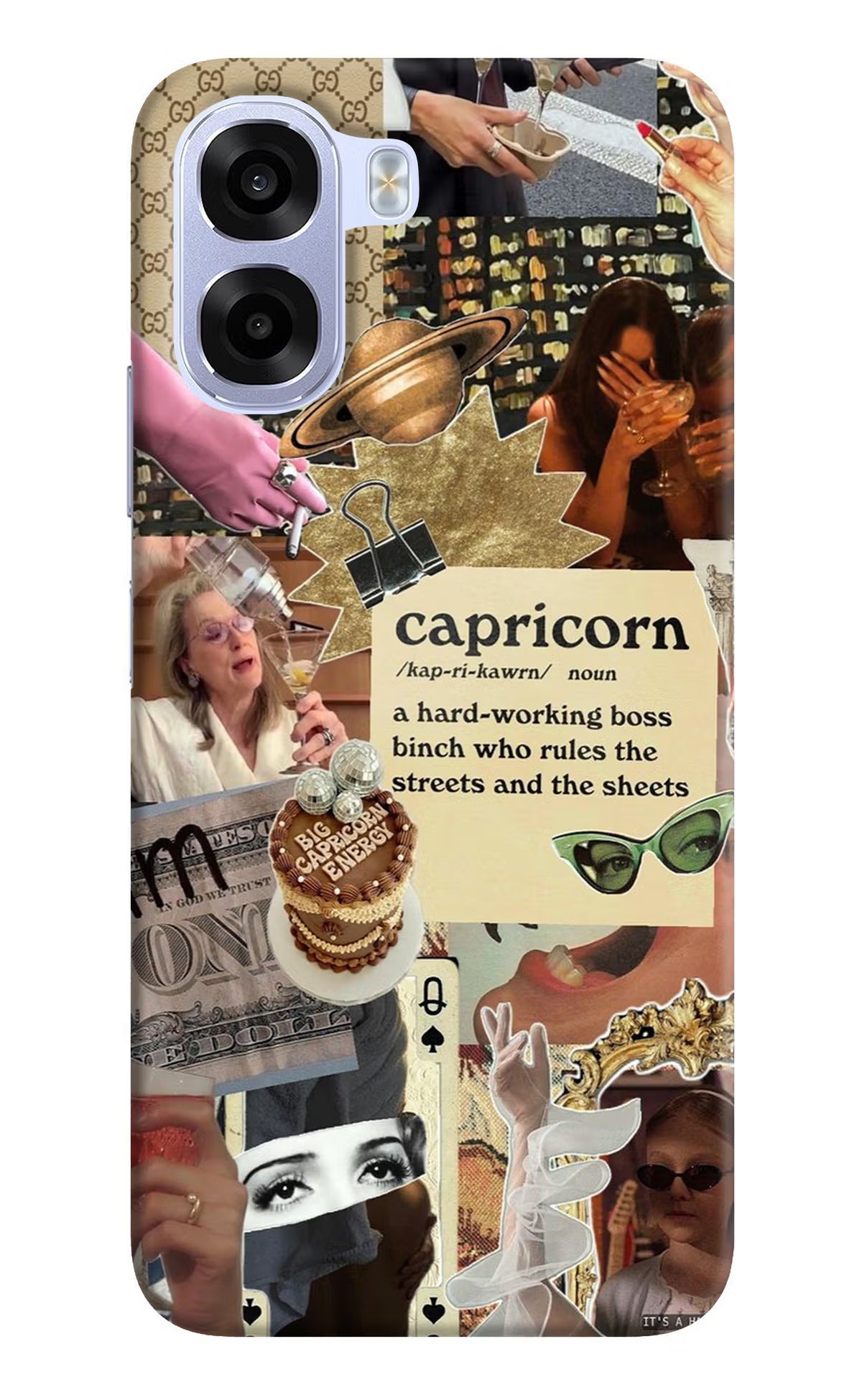 Capricorn Zodiac OPPO K14x 5G Hard Case Back Cover by Casekaro
