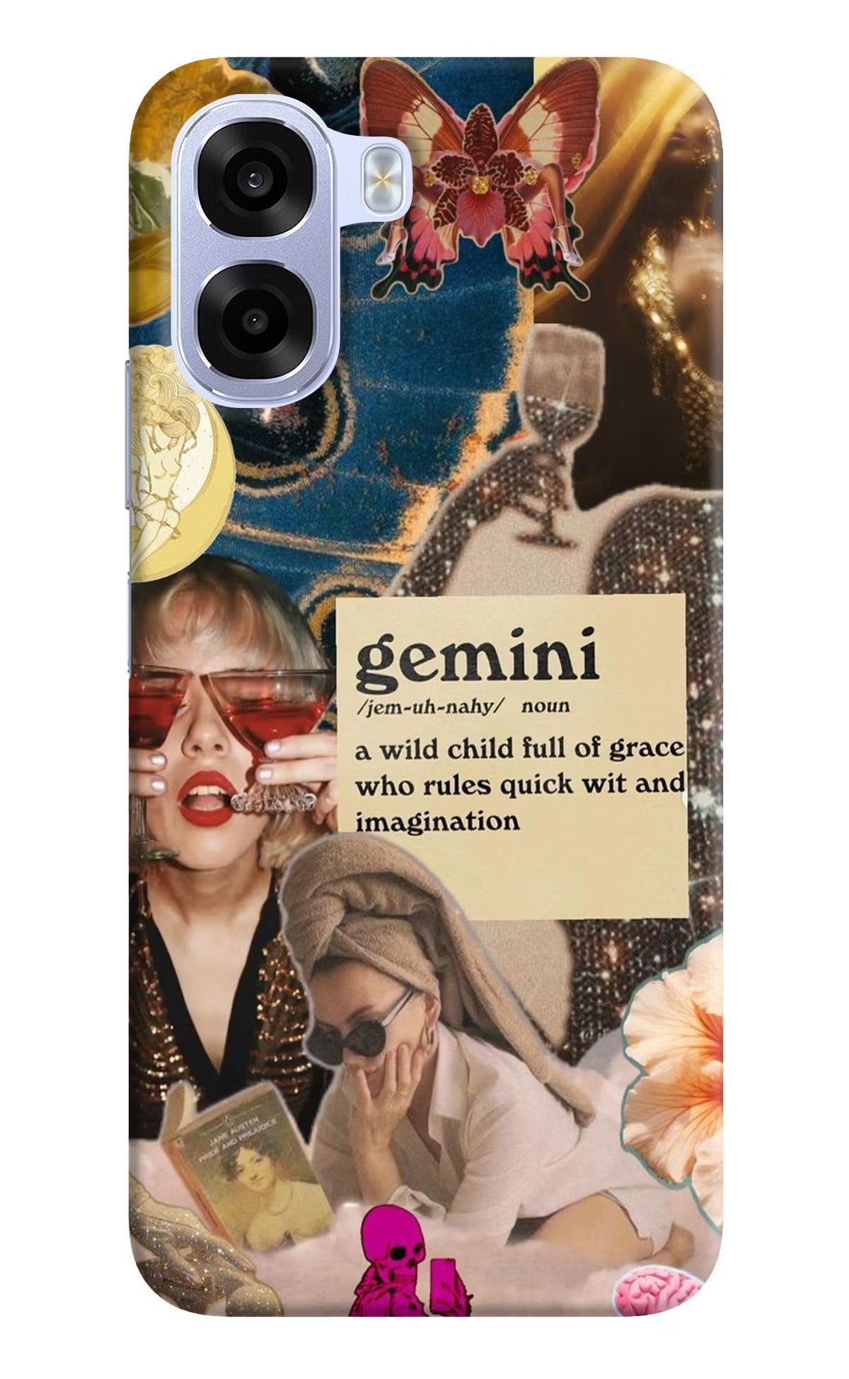 Gemini Zodiac OPPO K14x 5G Hard Case Back Cover by Casekaro