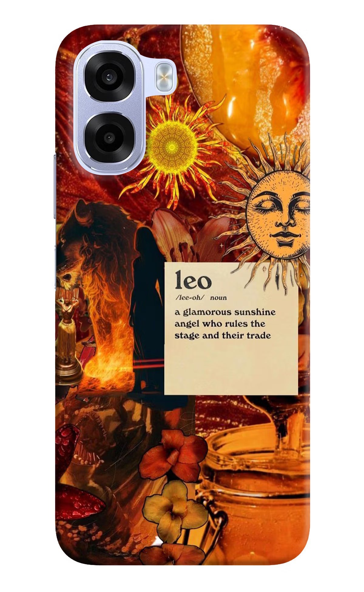 Leo Zodiac OPPO K14x 5G Hard Case Back Cover by Casekaro