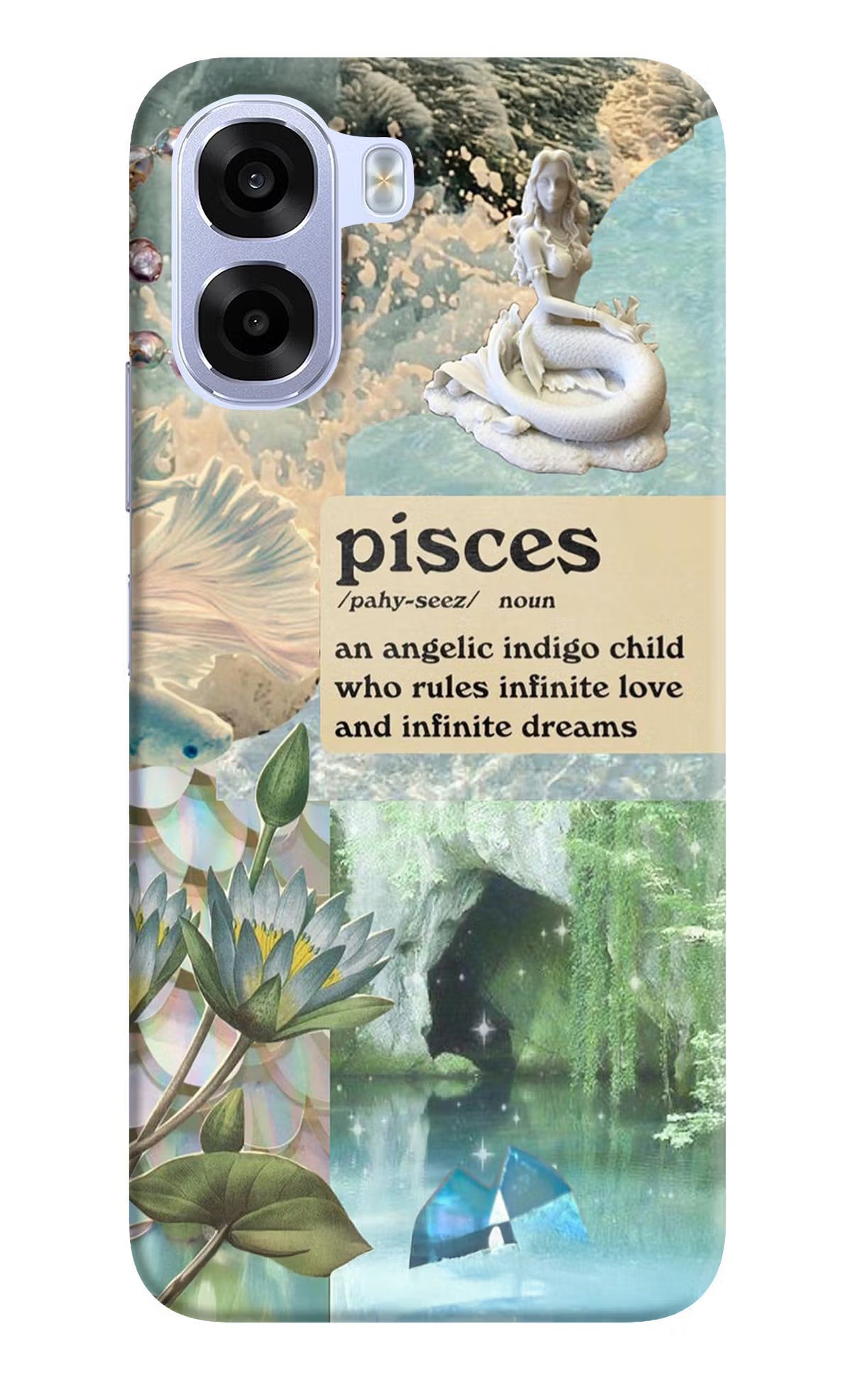 Pisces Zodiac OPPO K14x 5G Hard Case Back Cover by Casekaro