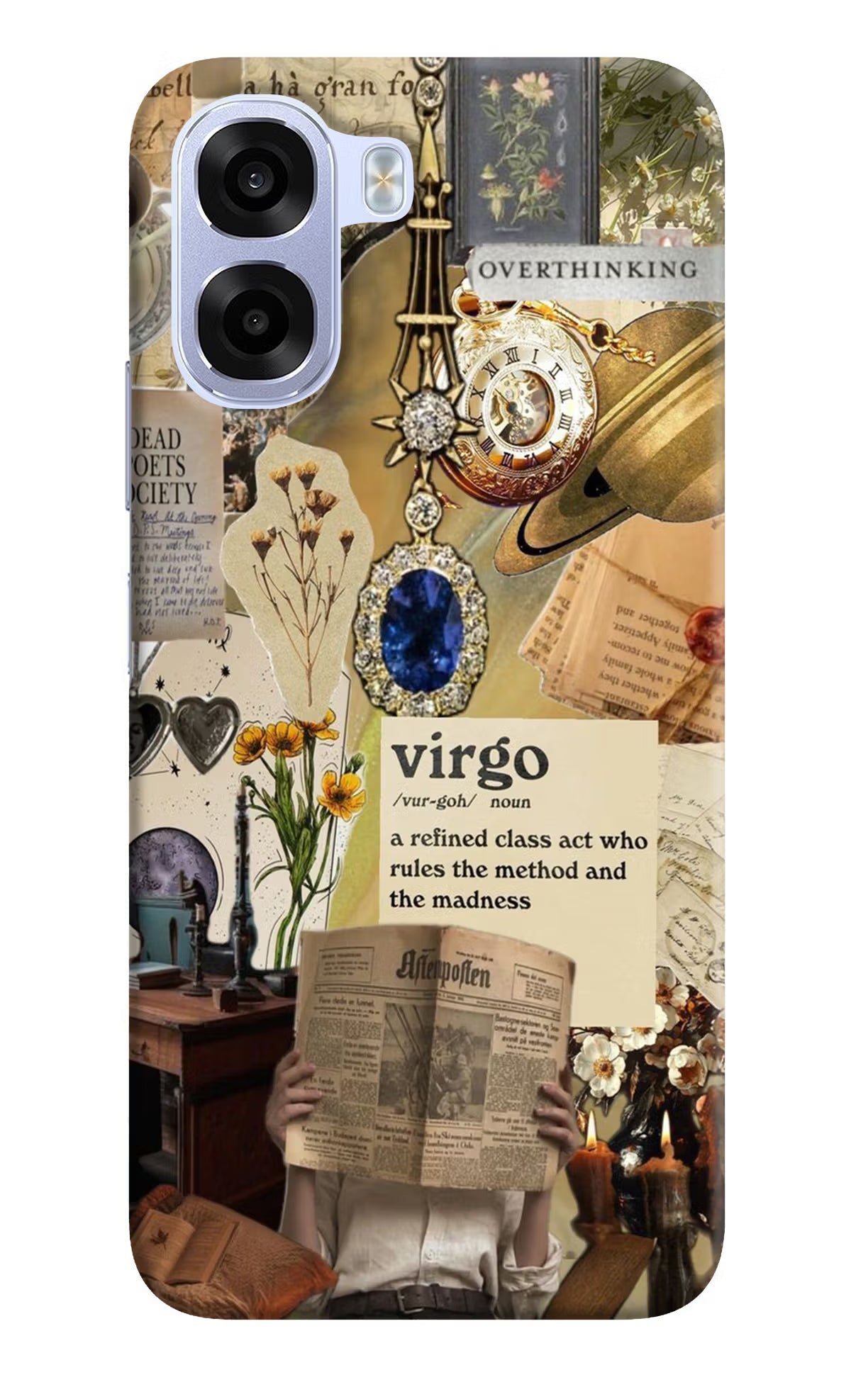 Virgo Zodiac OPPO K14x 5G Hard Case Back Cover by Casekaro