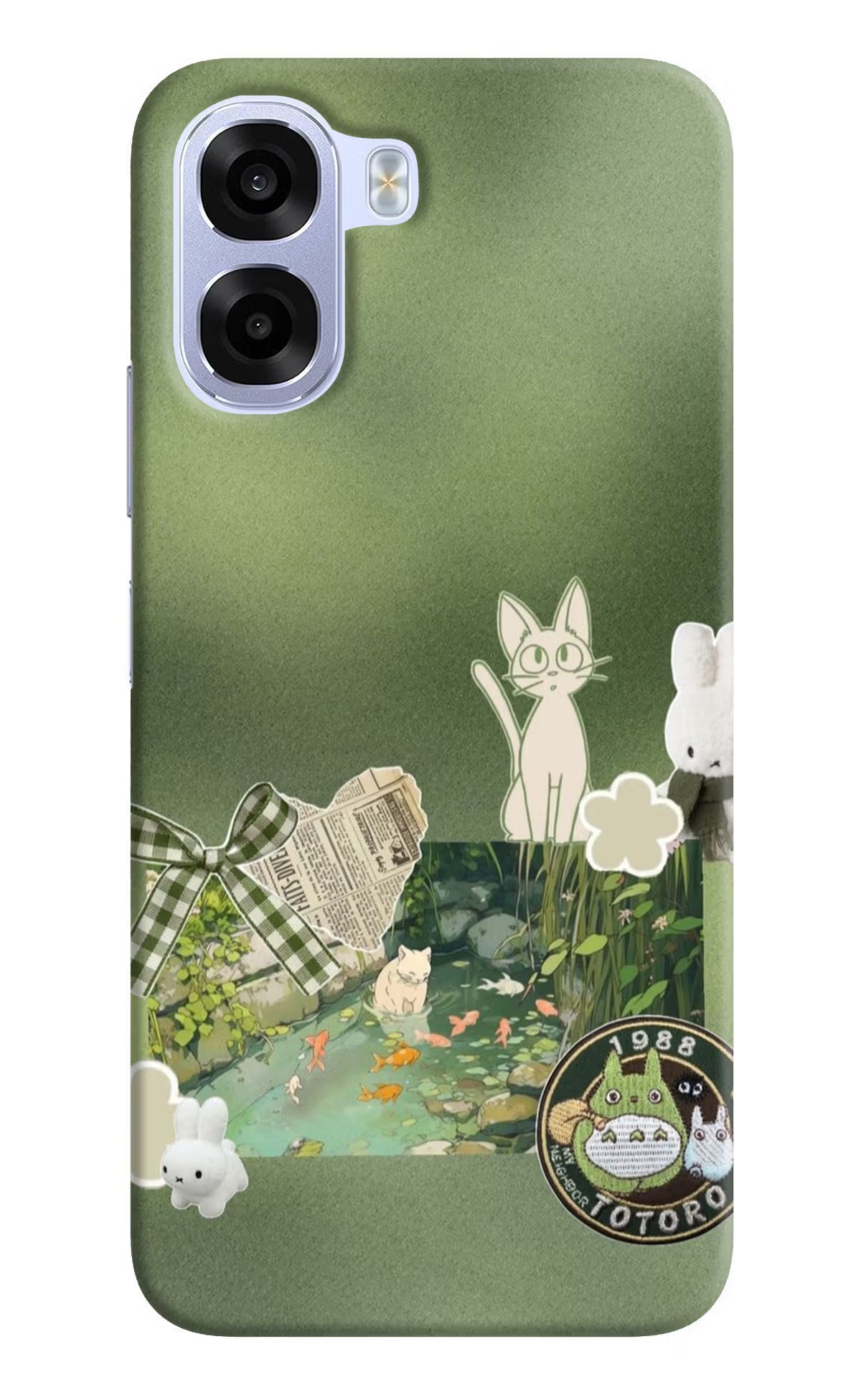 Aesthetic anime OPPO K14x 5G Hard Case Back Cover by Casekaro