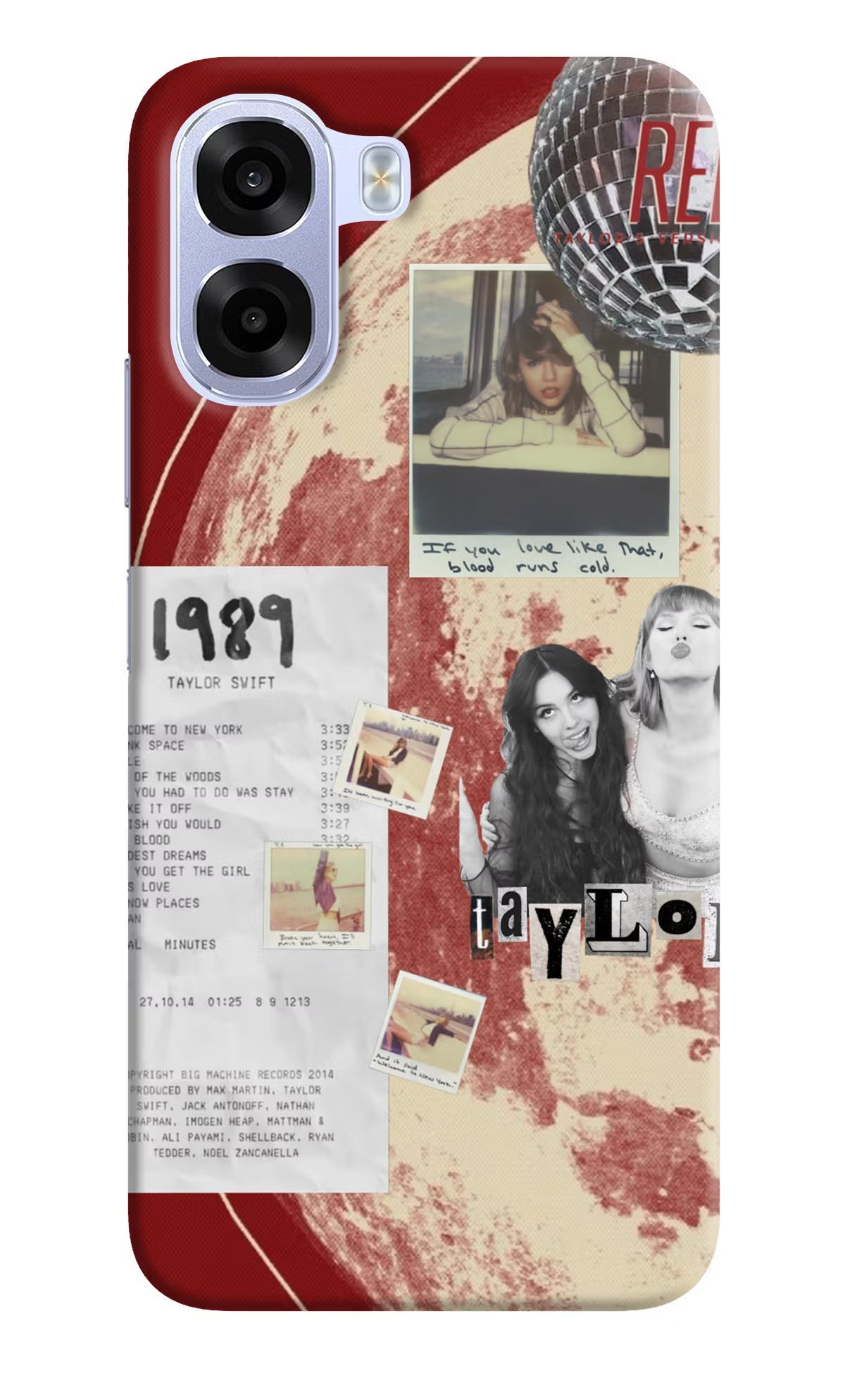 Taylor Swift OPPO K14x 5G Hard Case Back Cover by Casekaro