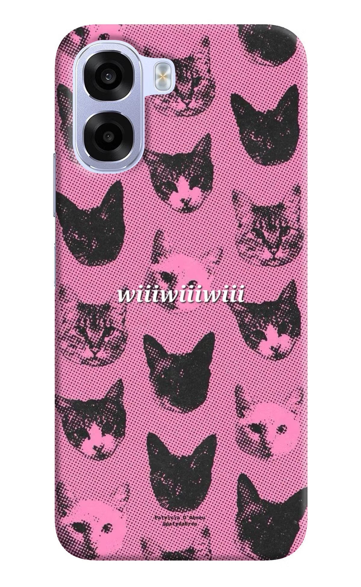 Pink Cats OPPO K14x 5G Hard Case Back Cover by Casekaro