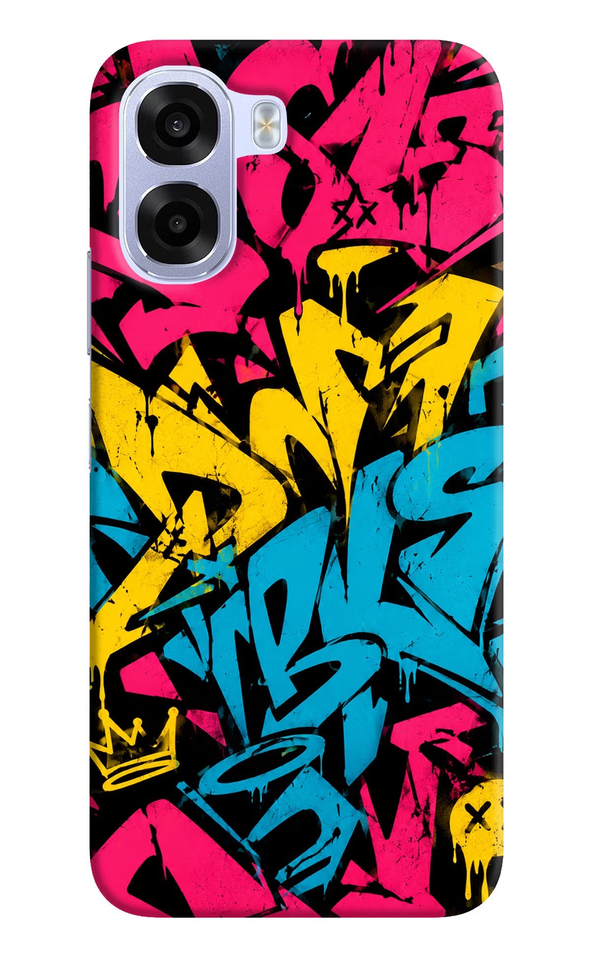 Graffiti Vibe OPPO K14x 5G Hard Case Back Cover by Casekaro
