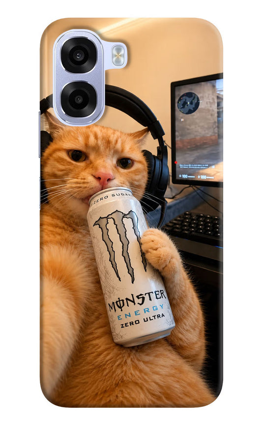 Gamer Cat Energy OPPO K14x 5G Hard Case Back Cover by Casekaro