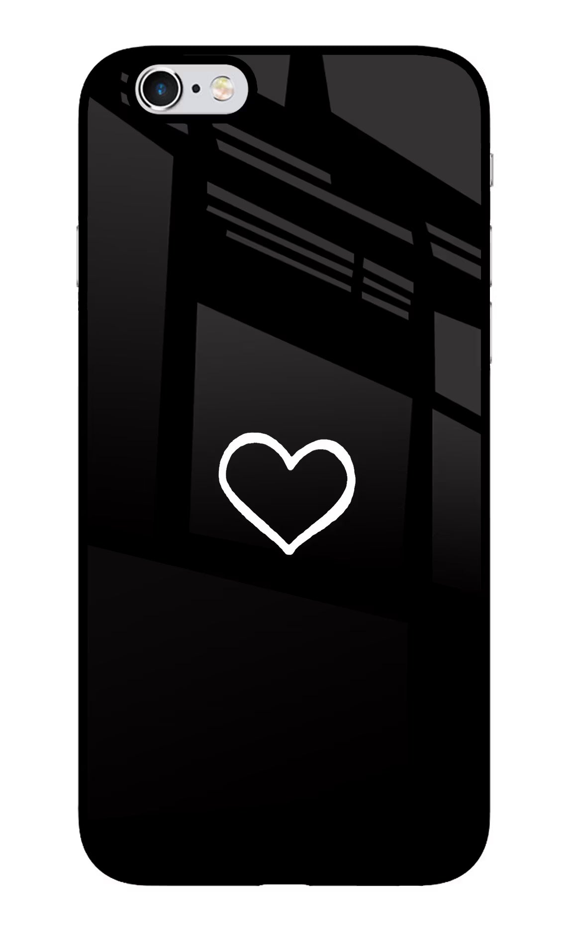 Heart iPhone 6/6s Glass Case Back Cover by Casekaro