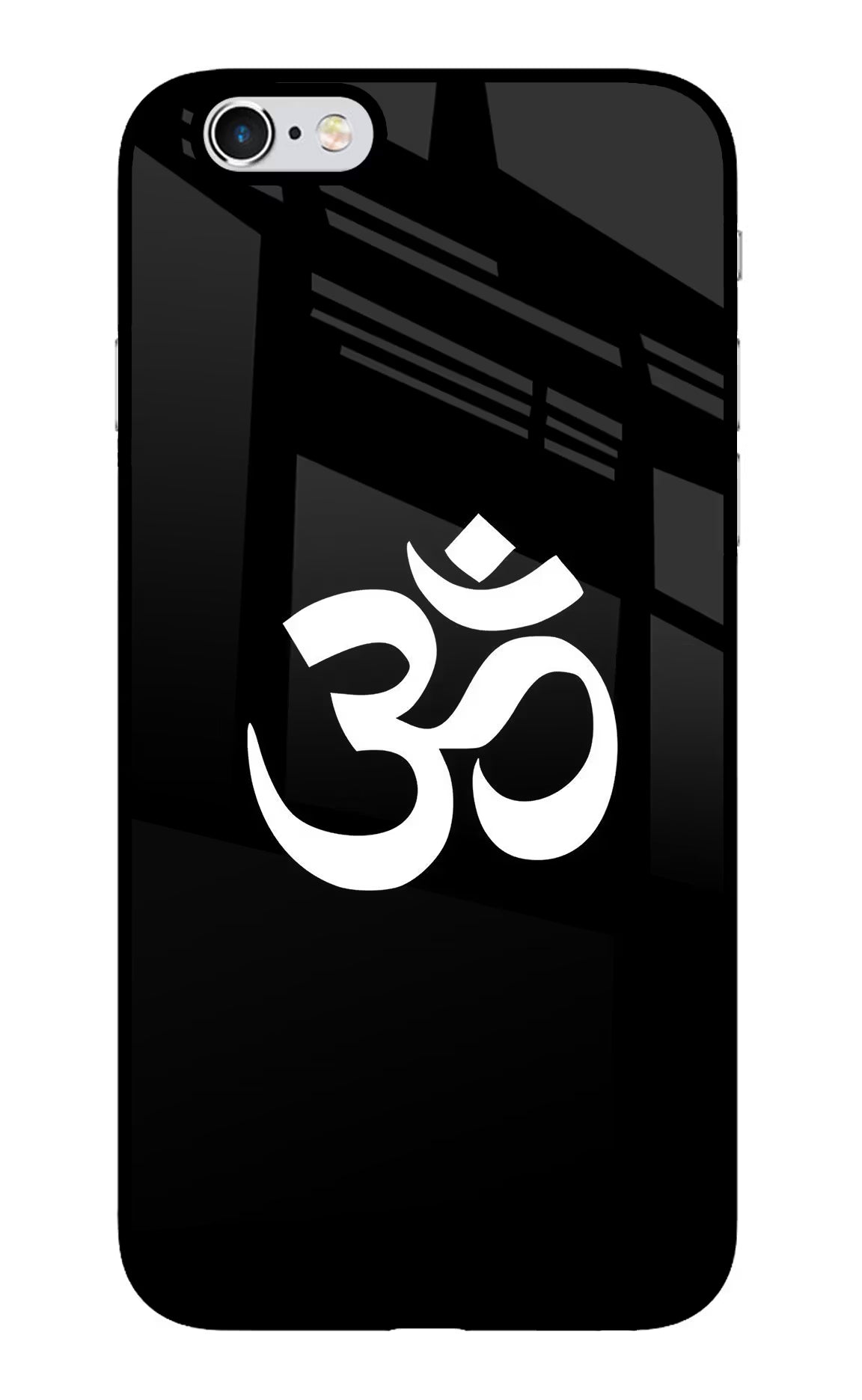 Om iPhone 6/6s Glass Case Back Cover by Casekaro