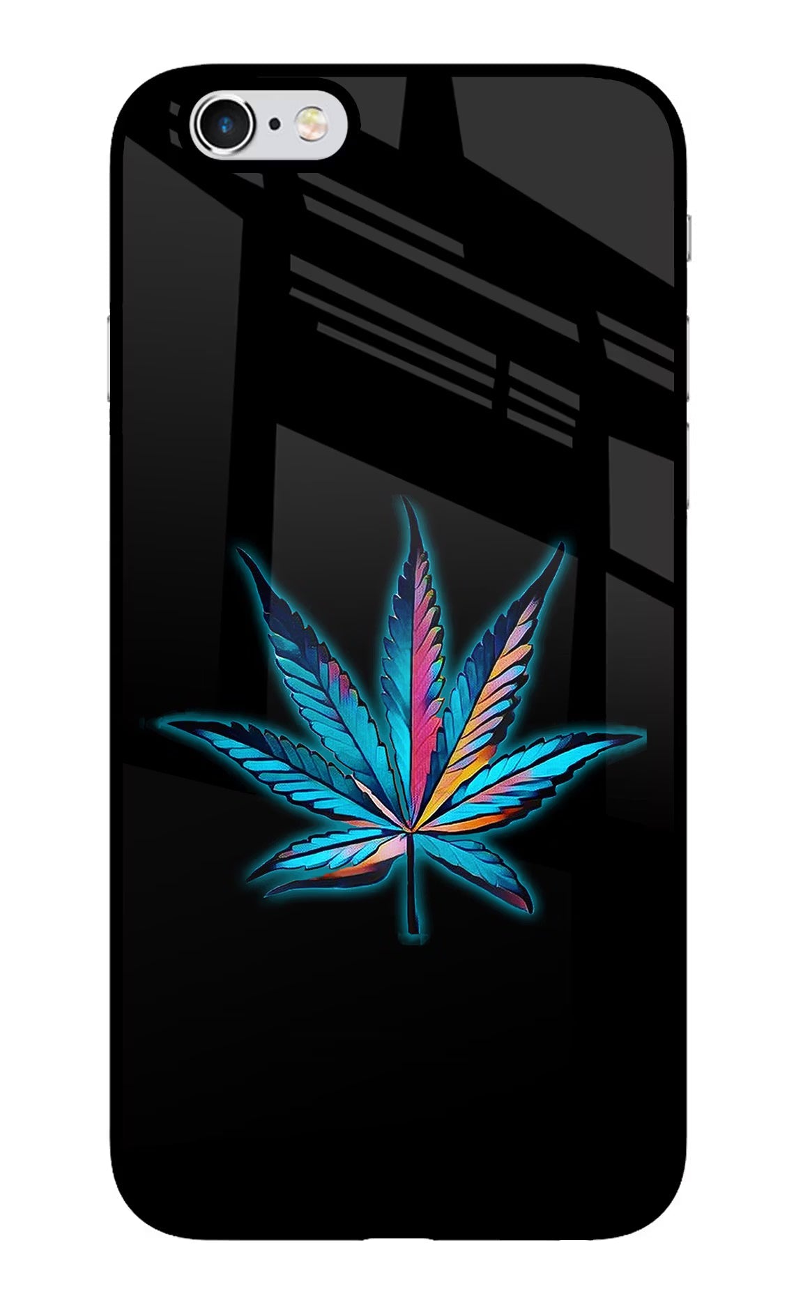 Weed iPhone 6/6s Glass Case Back Cover by Casekaro