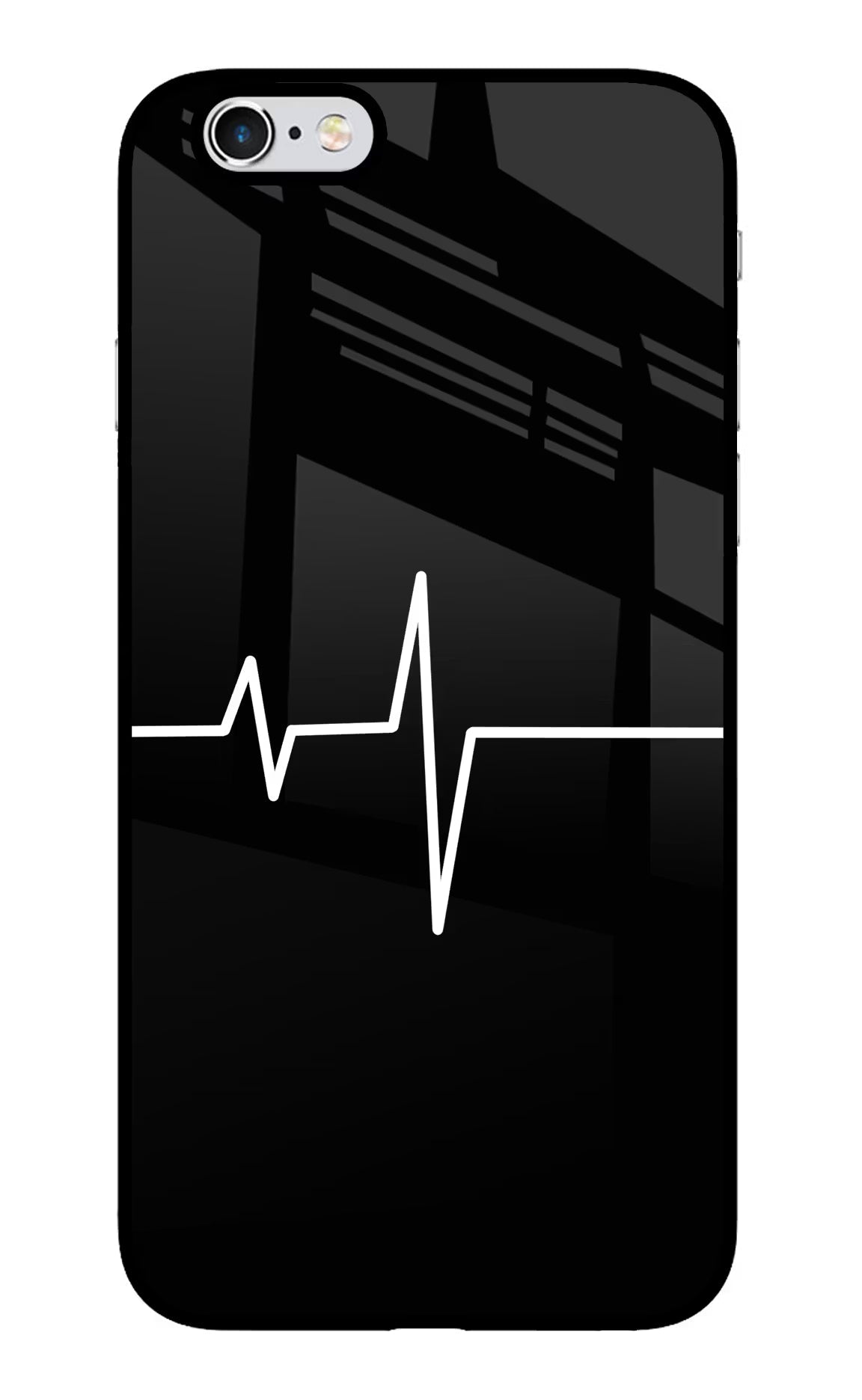 Heart Beats iPhone 6/6s Glass Case Back Cover by Casekaro
