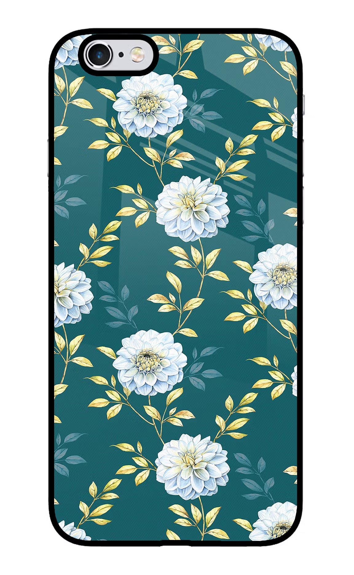 Flowers iPhone 6/6s Glass Case Back Cover by Casekaro