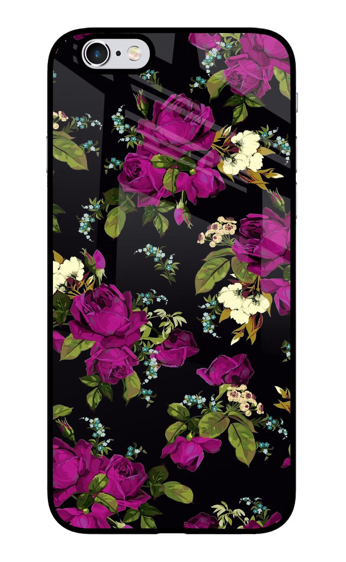 Flowers iPhone 6/6s Glass Case Back Cover by Casekaro