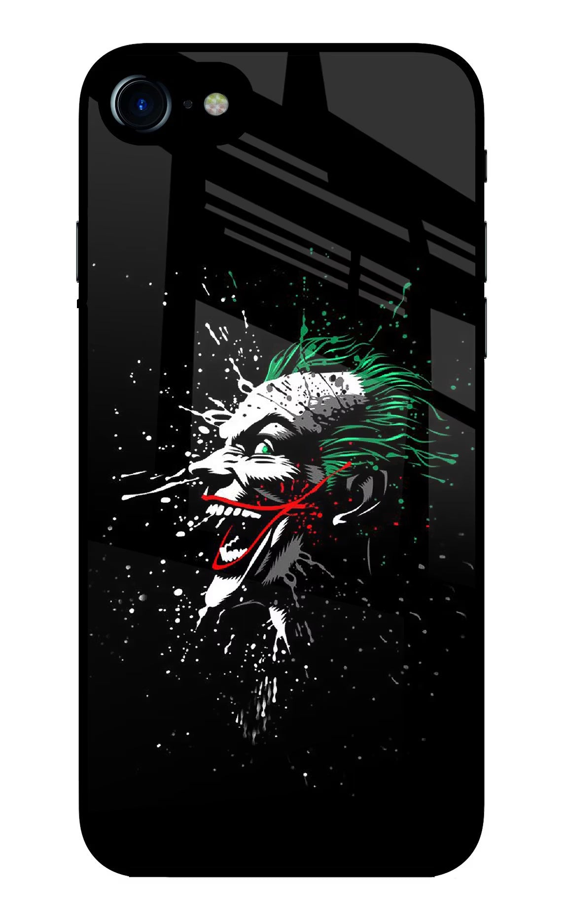 Joker iPhone 7/7s Glass Case Back Cover by Casekaro