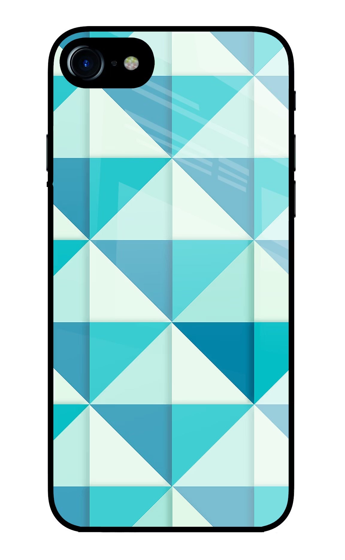 Abstract iPhone 7/7s Glass Case Back Cover by Casekaro