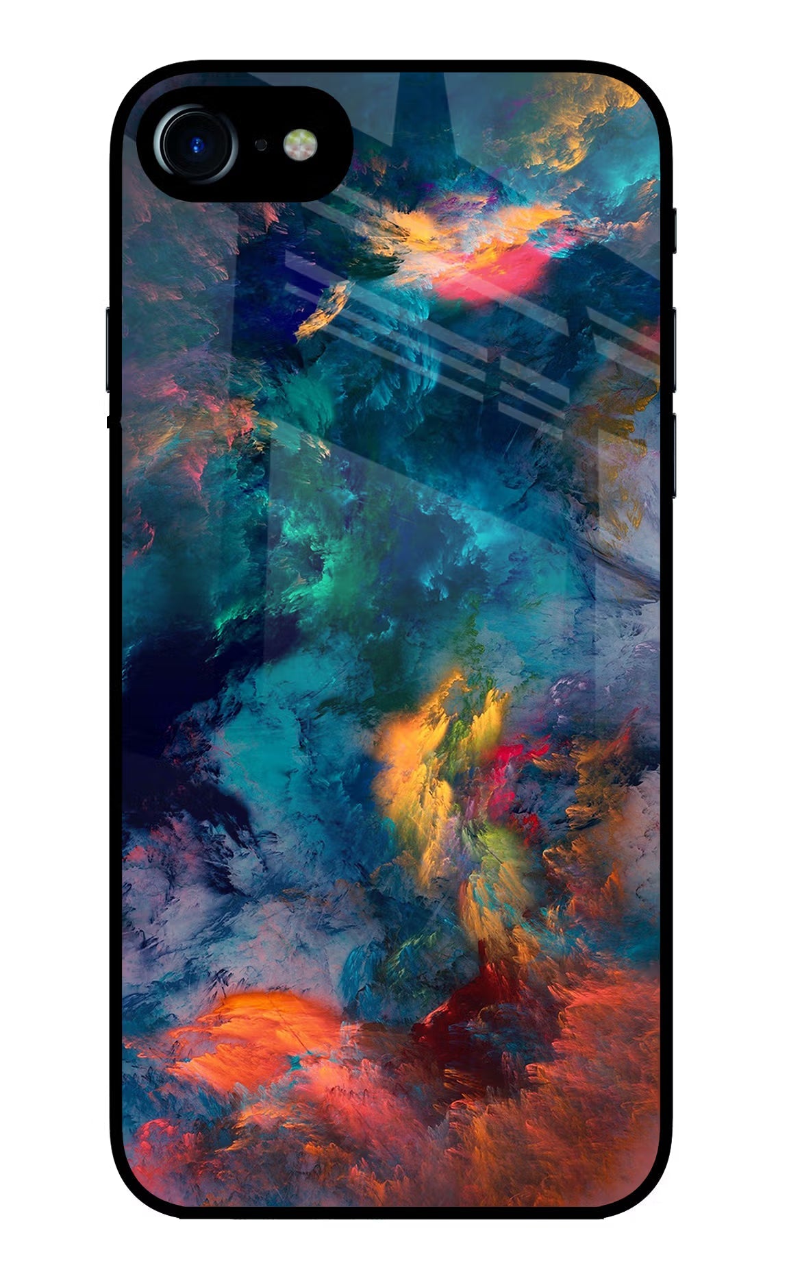 Artwork Paint iPhone 7/7s Glass Case Back Cover by Casekaro