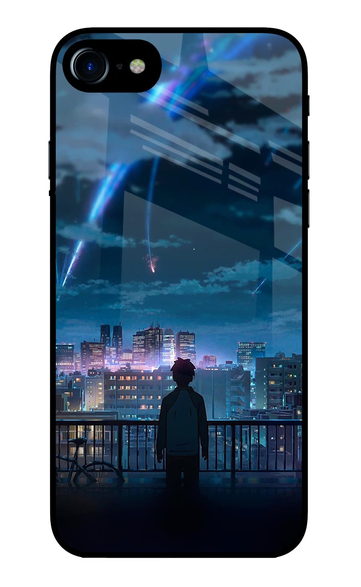 Anime iPhone 7/7s Glass Case Back Cover by Casekaro