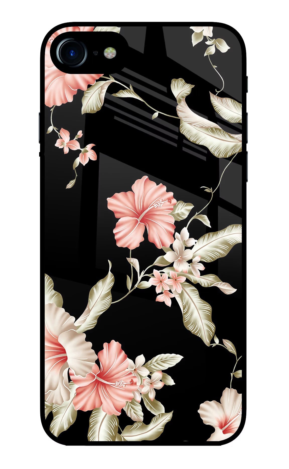 Flowers iPhone 7/7s Glass Case Back Cover by Casekaro