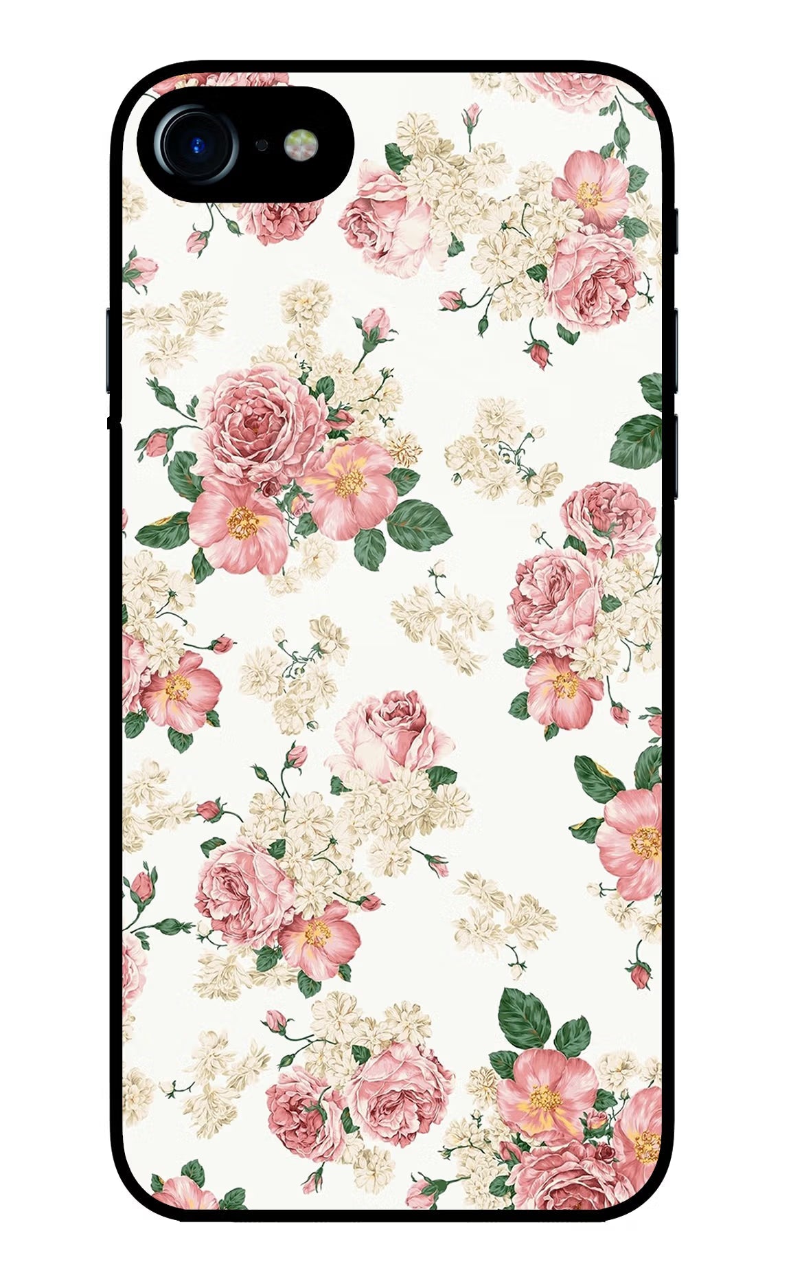 Flowers iPhone 7/7s Glass Case Back Cover by Casekaro