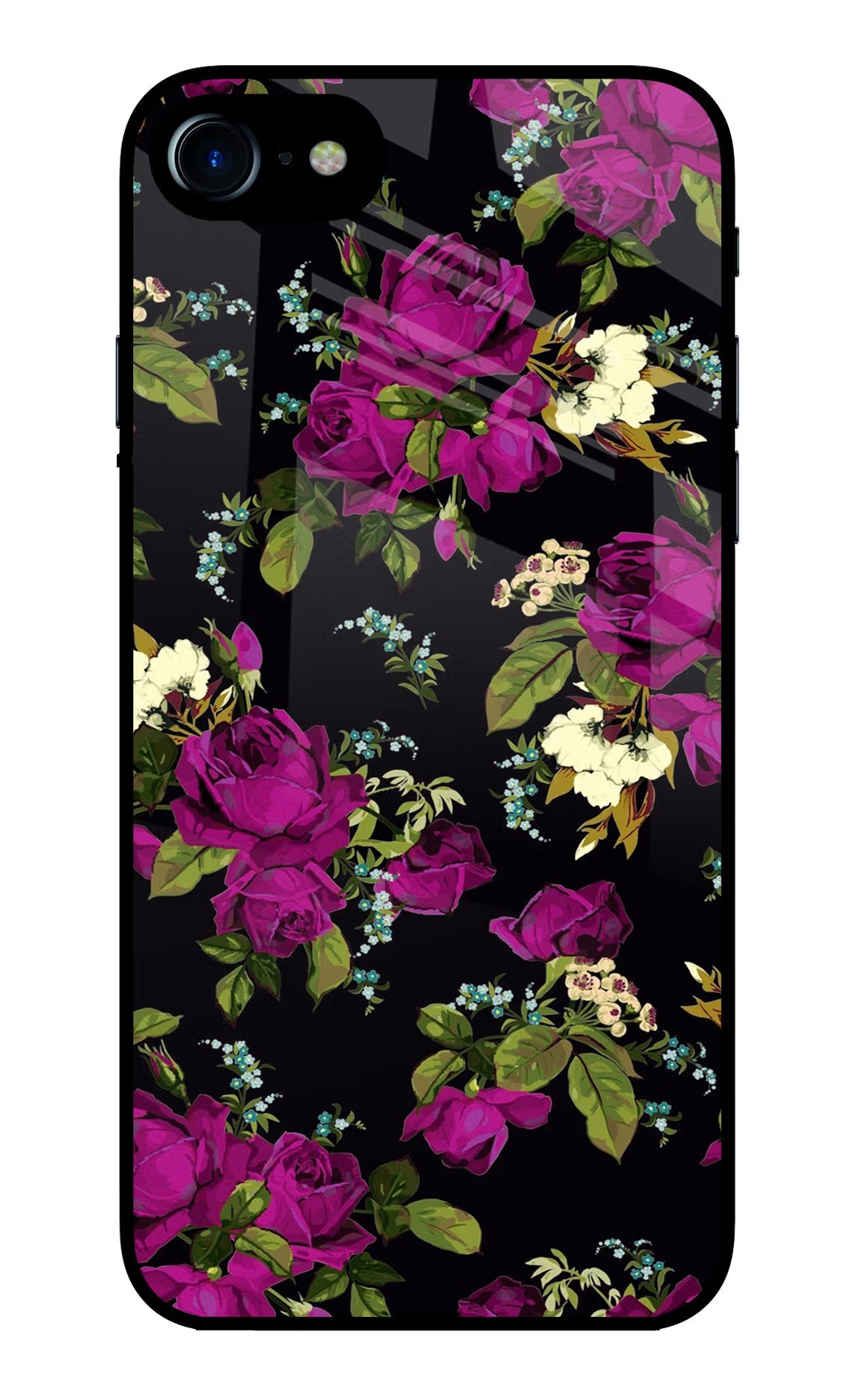 Flowers iPhone 7/7s Glass Case Back Cover by Casekaro
