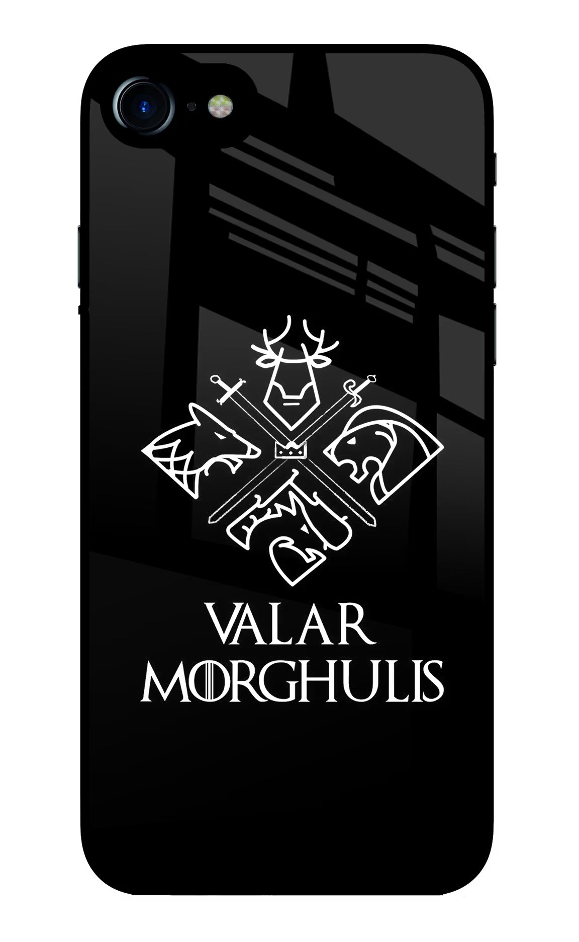 Valar Morghulis | Game Of Thrones iPhone 7/7s Glass Case Back Cover by Casekaro