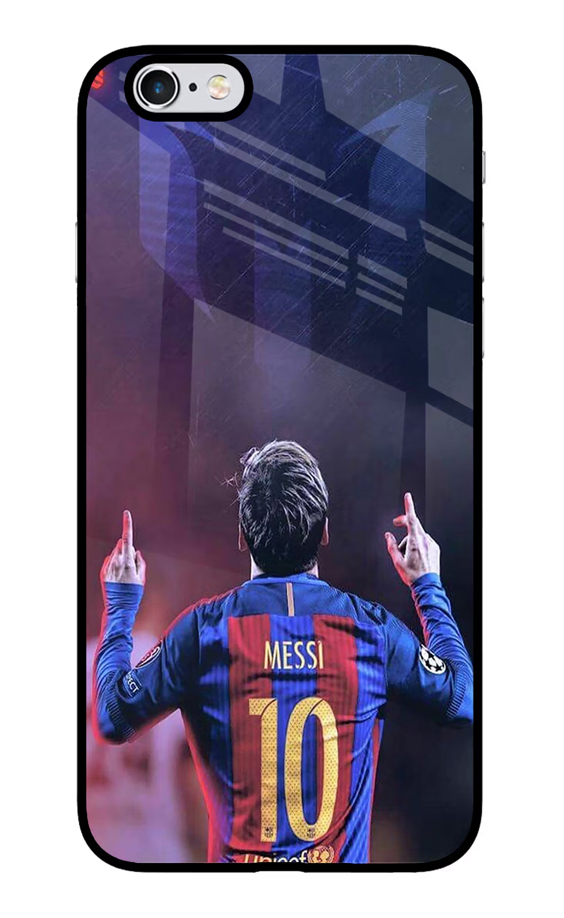 Messi iPhone 6 Plus/6s Plus Glass Case Back Cover by Casekaro