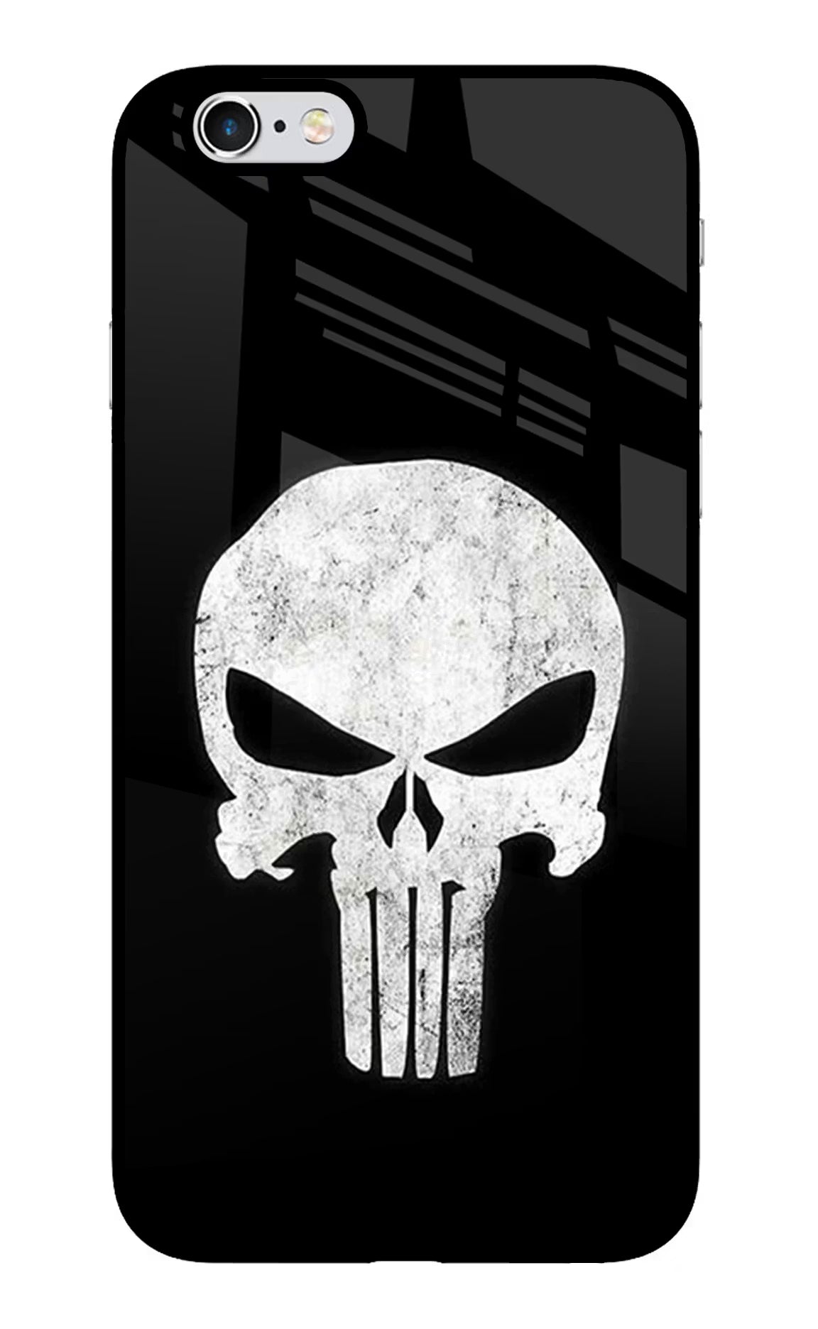 Punisher Skull iPhone 6 Plus/6s Plus Glass Case Back Cover by Casekaro