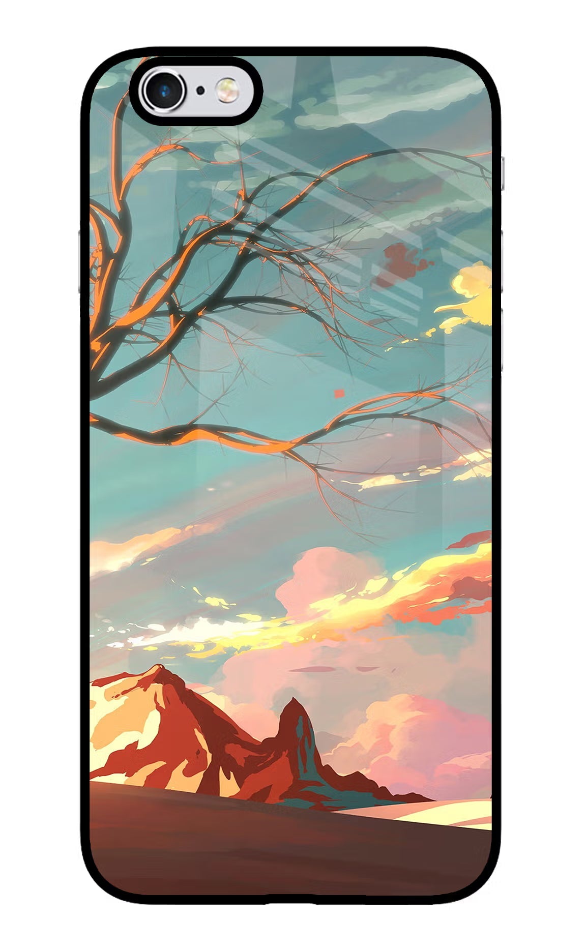 Scenery iPhone 6 Plus/6s Plus Glass Case Back Cover by Casekaro