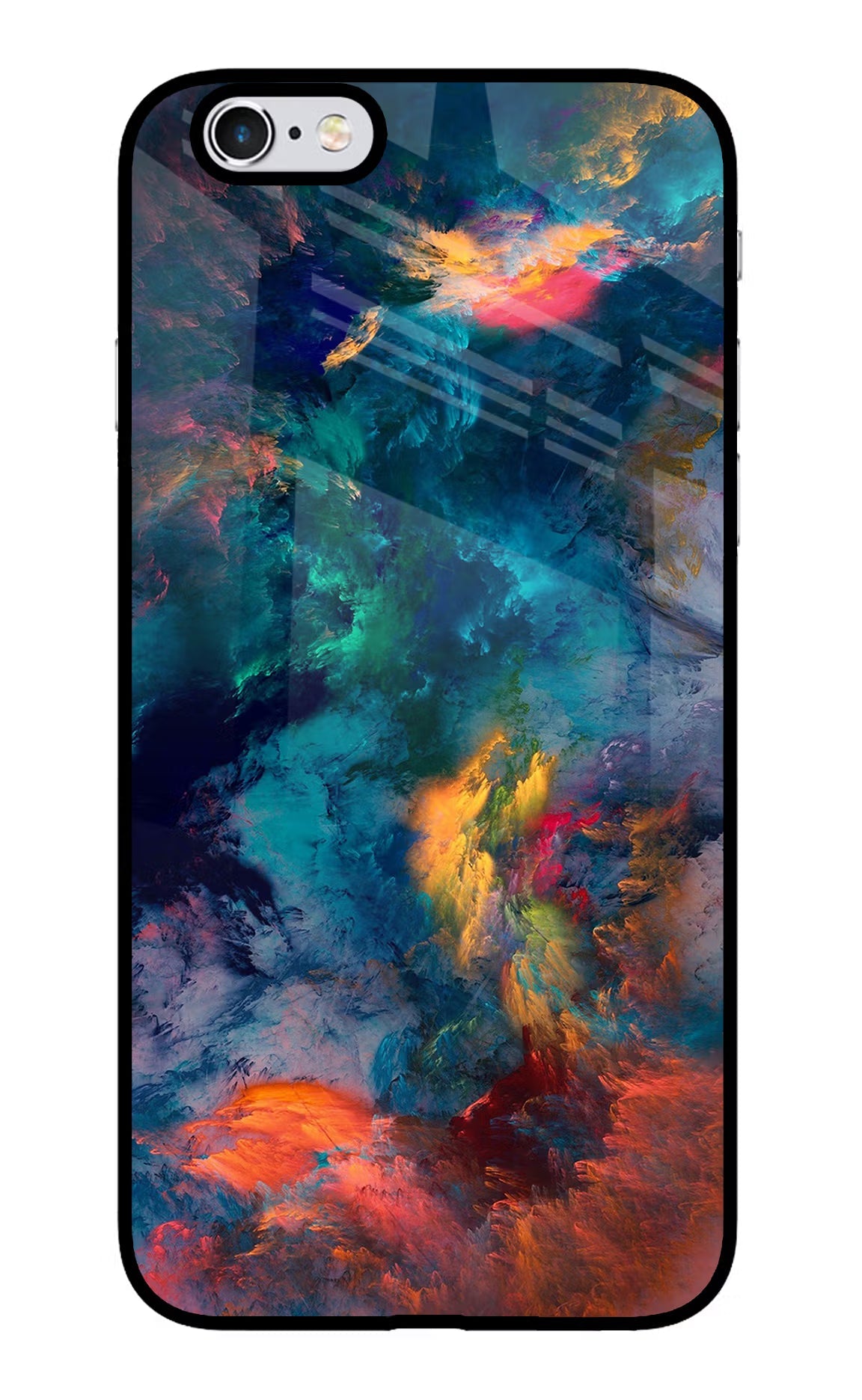Artwork Paint iPhone 6 Plus/6s Plus Glass Case Back Cover by Casekaro
