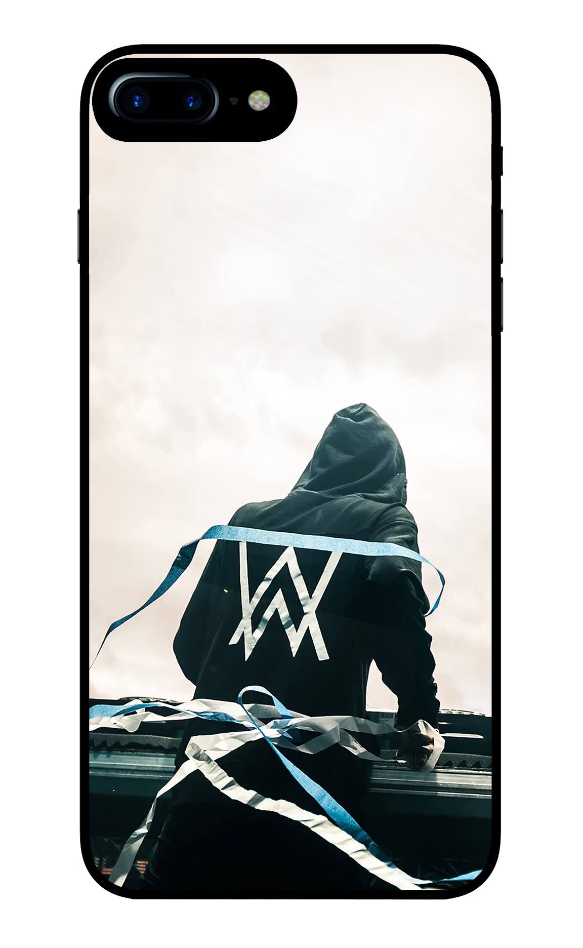 Alan Walker iPhone 7 Plus Glass Case Back Cover by Casekaro
