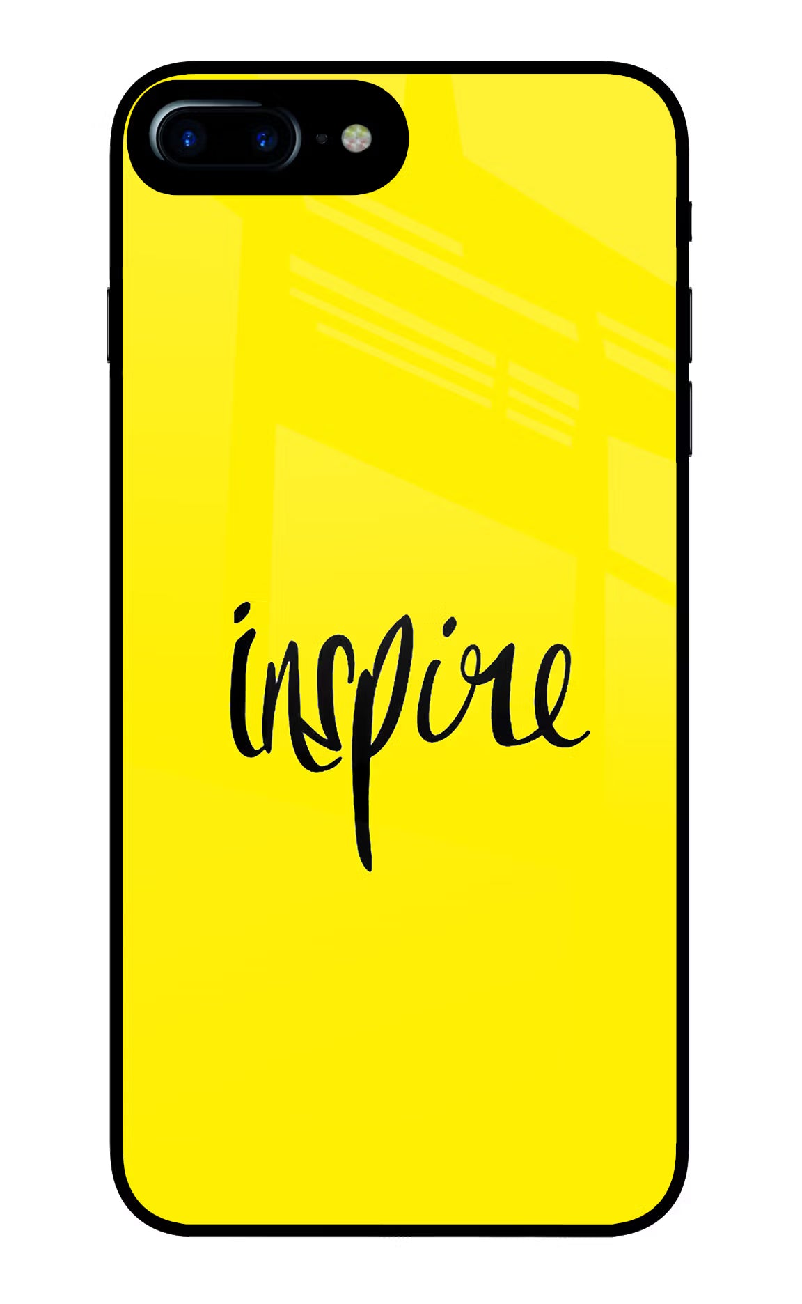 Inspire iPhone 7 Plus Glass Case Back Cover by Casekaro