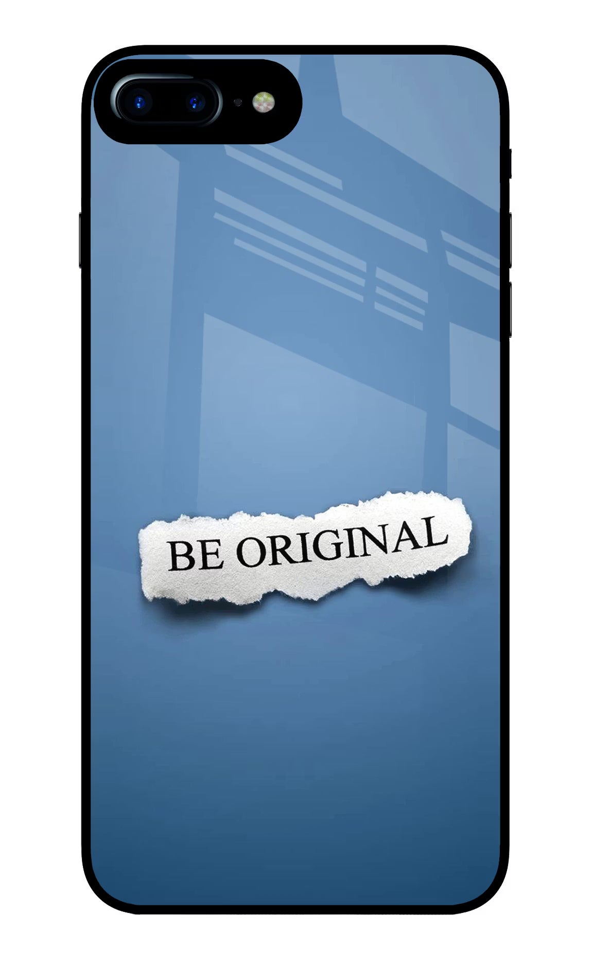 Be Original iPhone 7 Plus Glass Case Back Cover by Casekaro