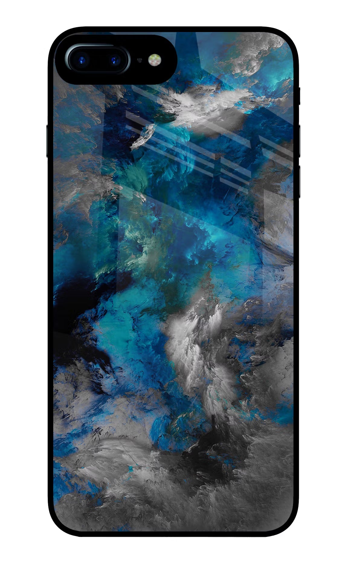 Artwork iPhone 8 Plus Glass Case Back Cover by Casekaro