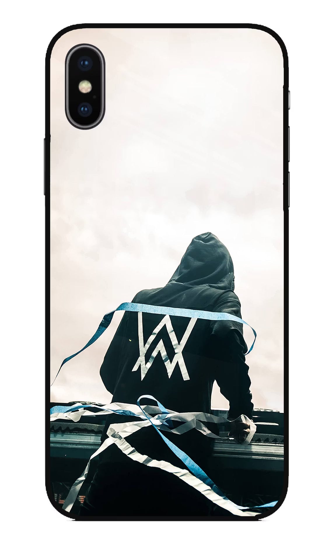Alan Walker iPhone X Glass Case Back Cover by Casekaro