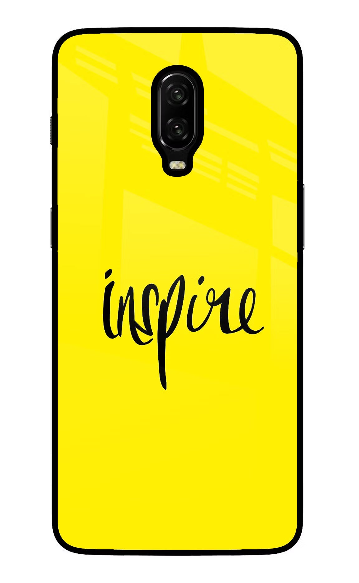 Inspire Oneplus 6T Glass Case Back Cover by Casekaro