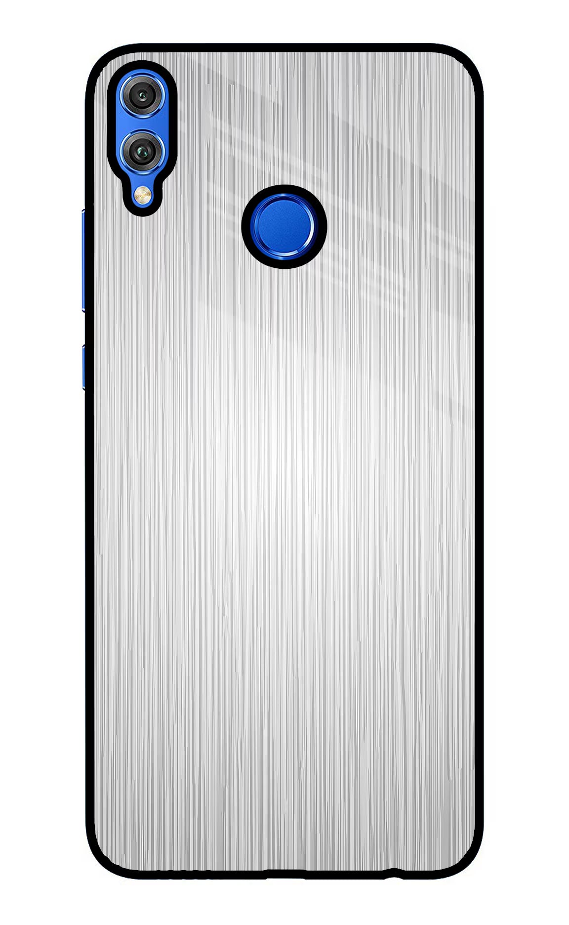 Wooden Grey Texture Honor 8X Glass Case Back Cover by Casekaro